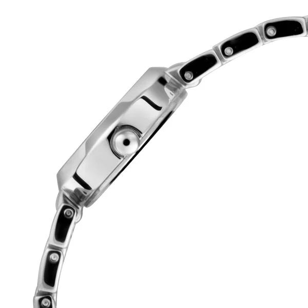 Raga Viva Silver Dial Analog with Day and Date Metal Strap Watch for Women