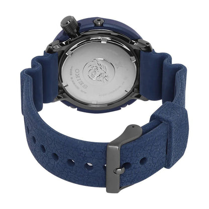 Seiko Analog Blue & Silicone Men's Watch SNE533P1