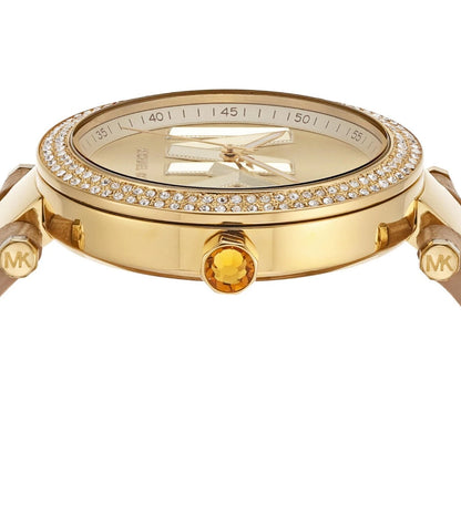 Michael Kors  Gold & Leather Women's Watch MK4725