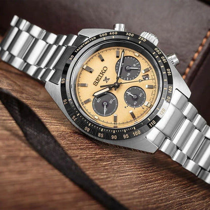 Seiko Chronograph Gold & Metal band Men's Watch SSC817P1