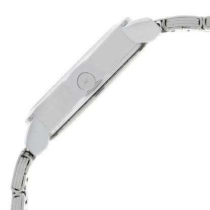 Fastrack 0 Grey & Stainless Steel Women' NS68010SM04