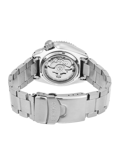 Seiko Analog Black & Stainless Steel Men's Watch SRPD55K1