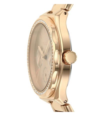FOSSIL  Rose Gold & Stainless Steel Women's Watch BQ3721