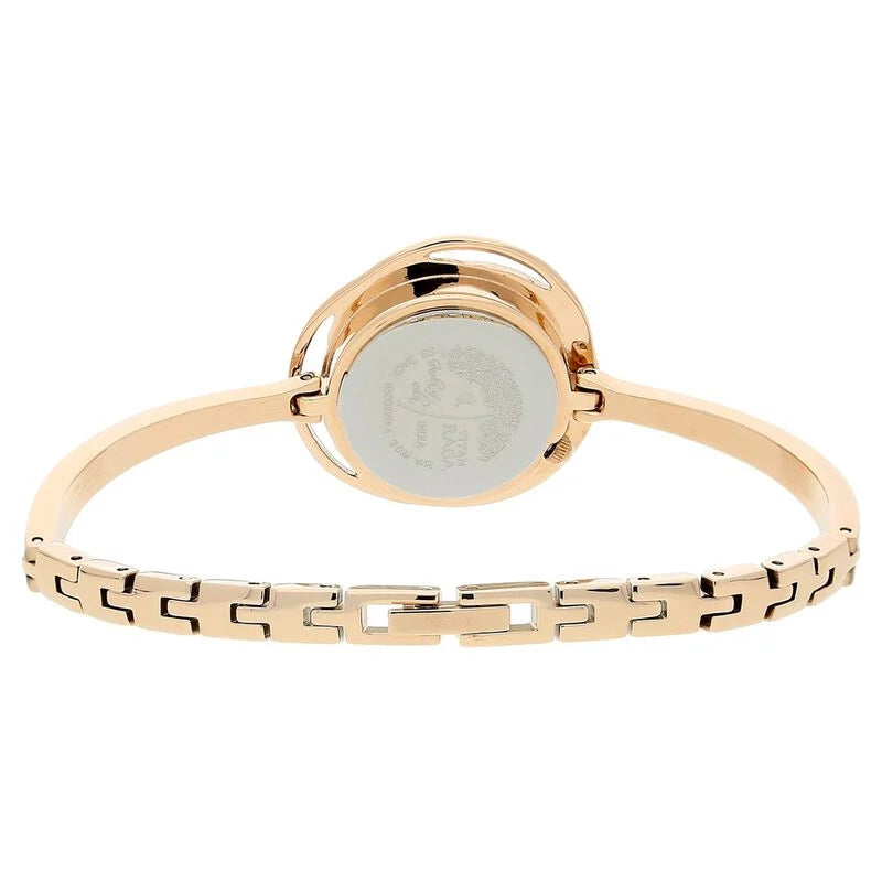 Analog Mother Of Pearl & Metal band Women's Watch NR95003WM01