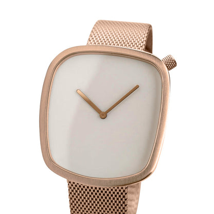 Bering Analog White & Milanese Men's Watch 18040 364