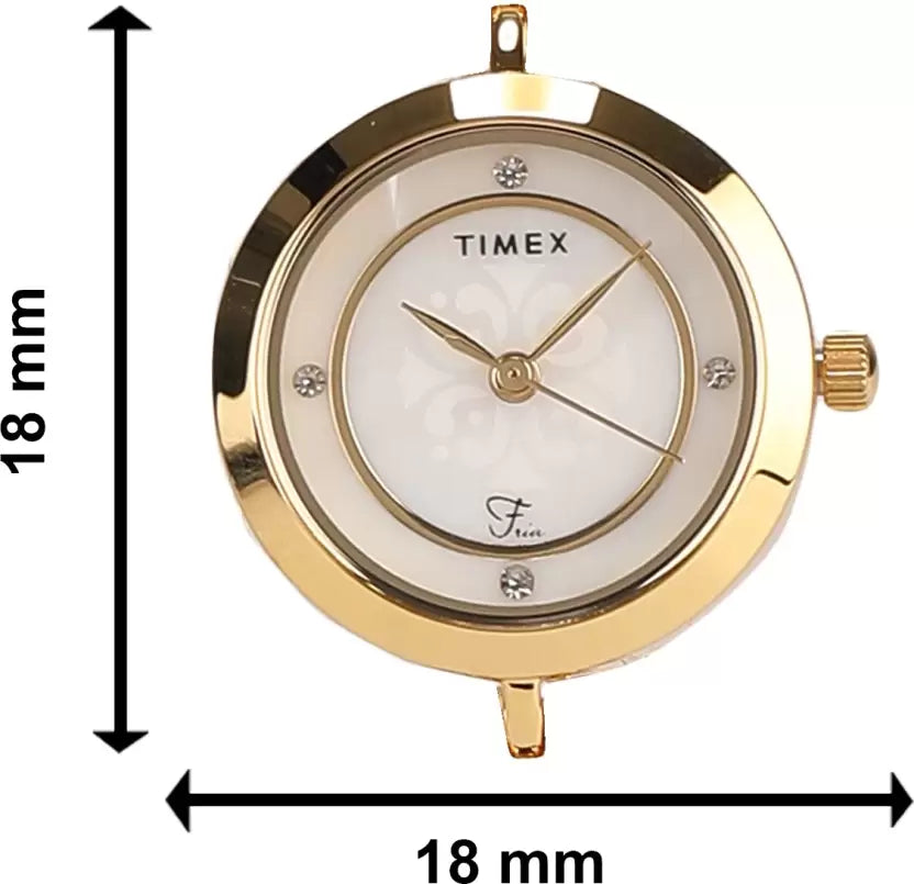 Analog White & Brass Women's Watch TWEL12201T