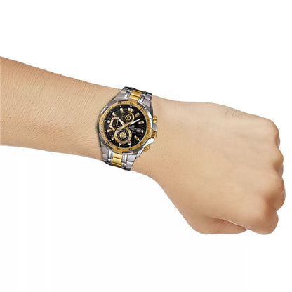 Casio Chronograph Multi-Colour & Stainless Steel Men's Watch EX188