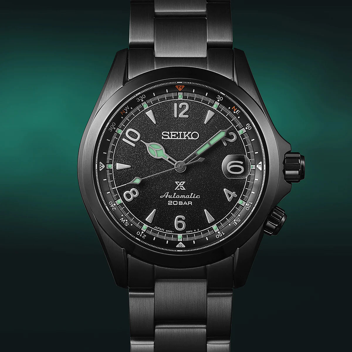 Seiko Analog Black & Metal band Men's Watch SPB337J1