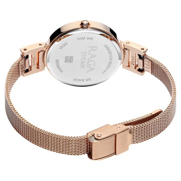 Raga Viva Anthracite Dial Women Watch With Metal Strap NS2608WM02