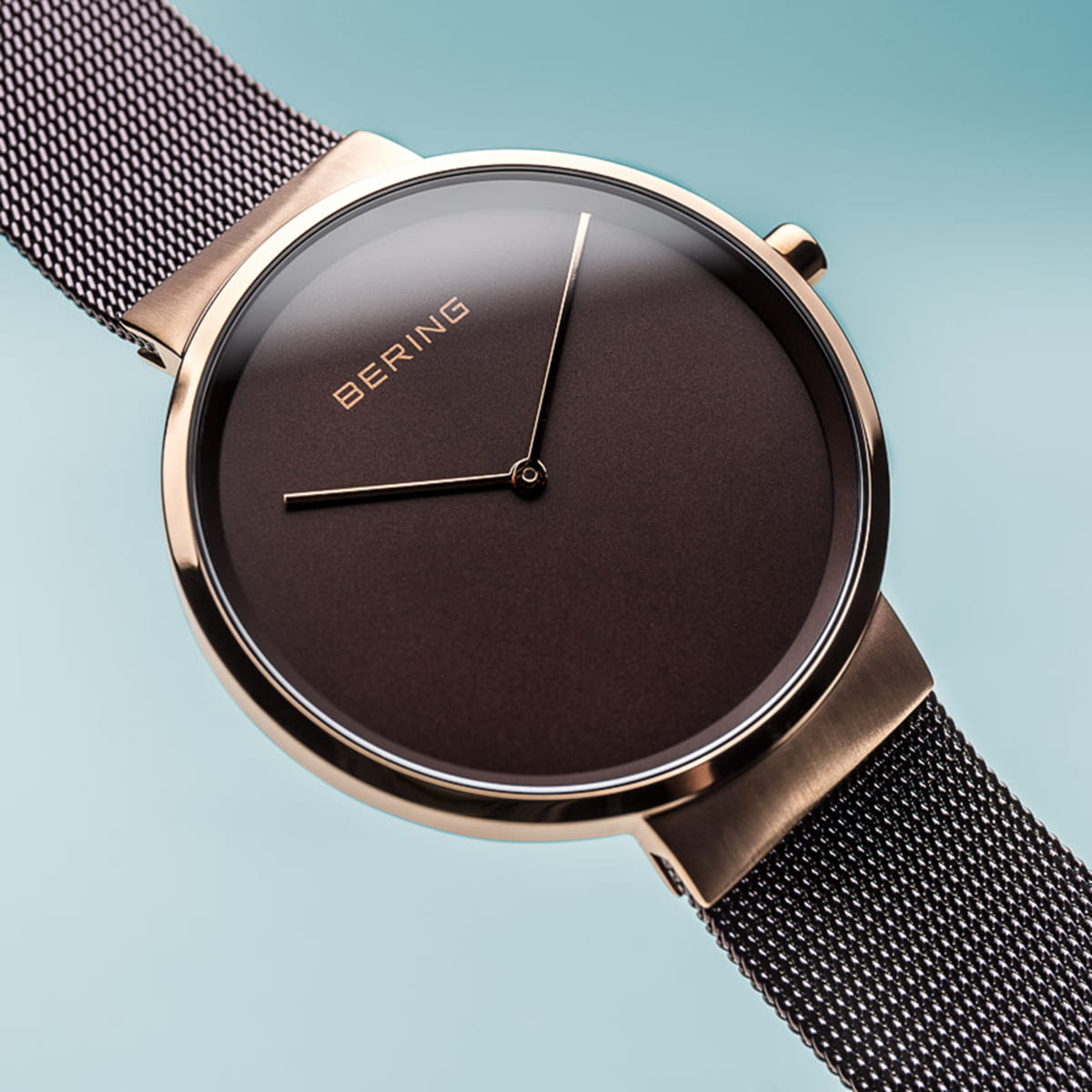 Bering Analog Brown & Milanese Unisex Watch 14539 262