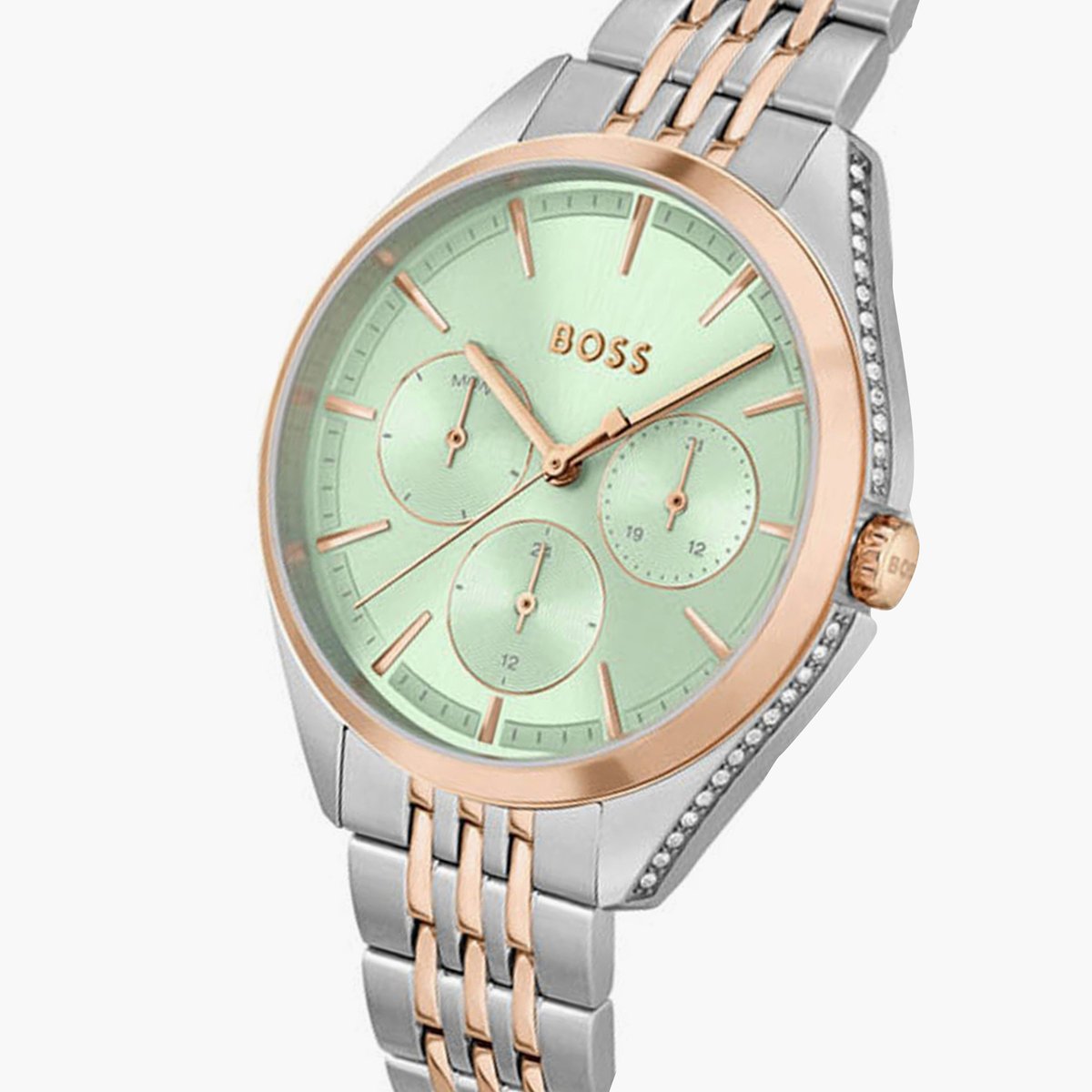 Hugo Boss Analog Green & Stainless Steel Women's Watch 1502641