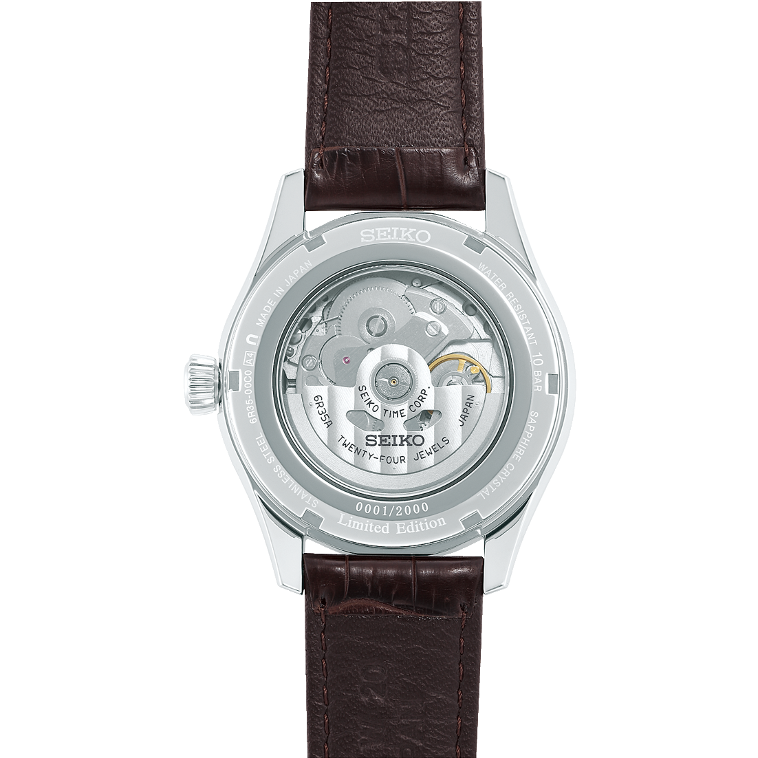 Seiko Analog Green & Leather Men's Watch SPB111J1