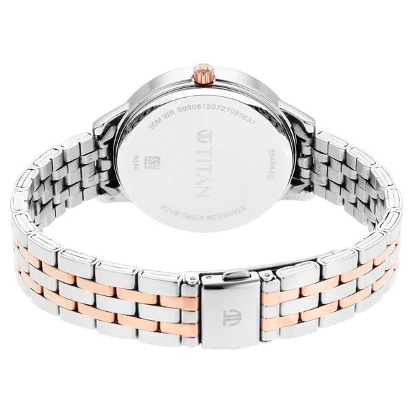 Analog Silver & Stainless Steel Women' NS2648KM01