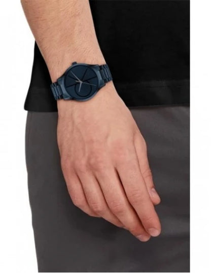 Calvin Klein Analog Black & Stainless Steel Unisex Watch 25200166