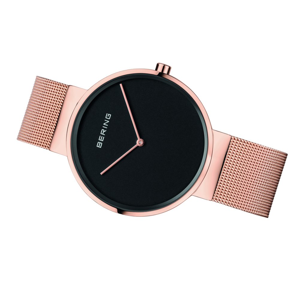 Bering  black & milanese Unisex Watch 14539 362