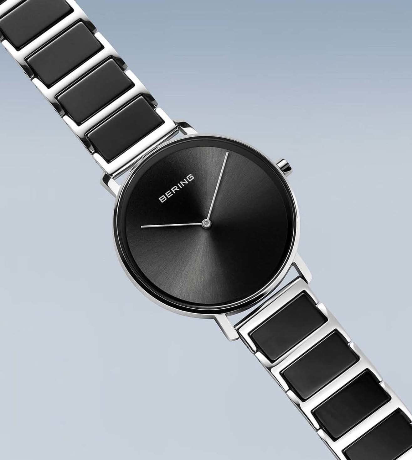 Bering  black & Stainless Steel Women's Watch 18539 742