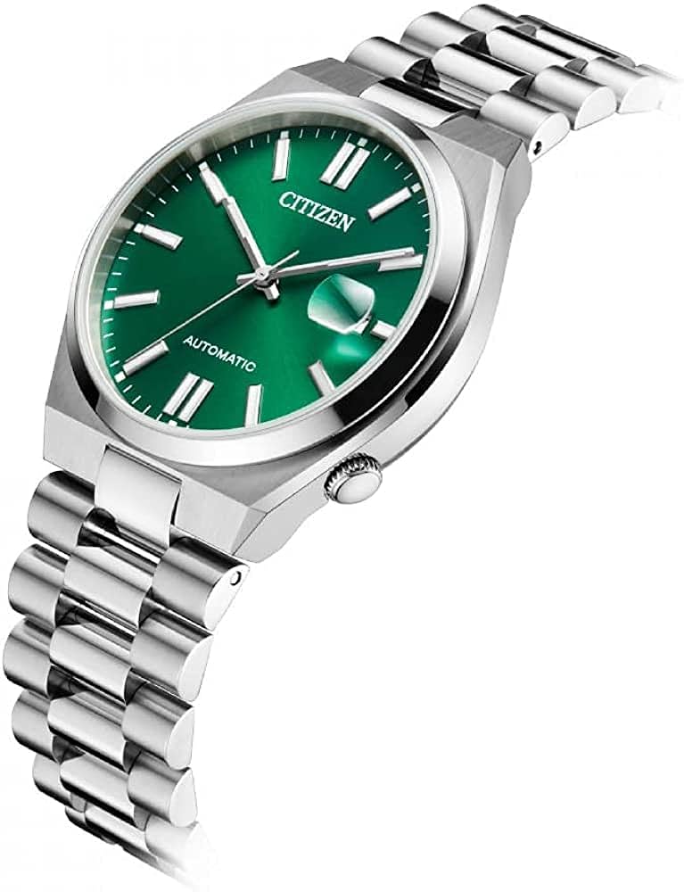 Citizen Analog Green & Stainless Steel Men's Watch NJ0150 81X