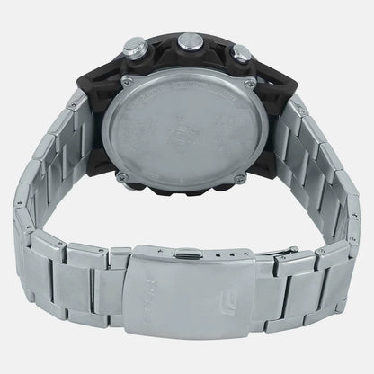 Casio Analog-Digital Black & Stainless Steel Men's Watch ED575