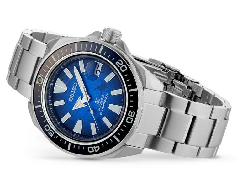 Seiko Analog Blue & Stainless Steel Men's Watch SRPE33K1