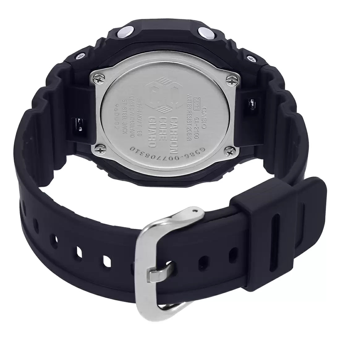 Casio Analog-Digital Black & Resin Men's Watch G986