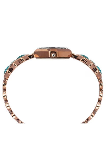 Analog Mother Of Pearl & Brass Women's Watch TWEL17200