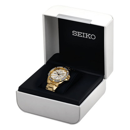 Seiko Analog White & Metal band Men's Watch SRLZ86P1
