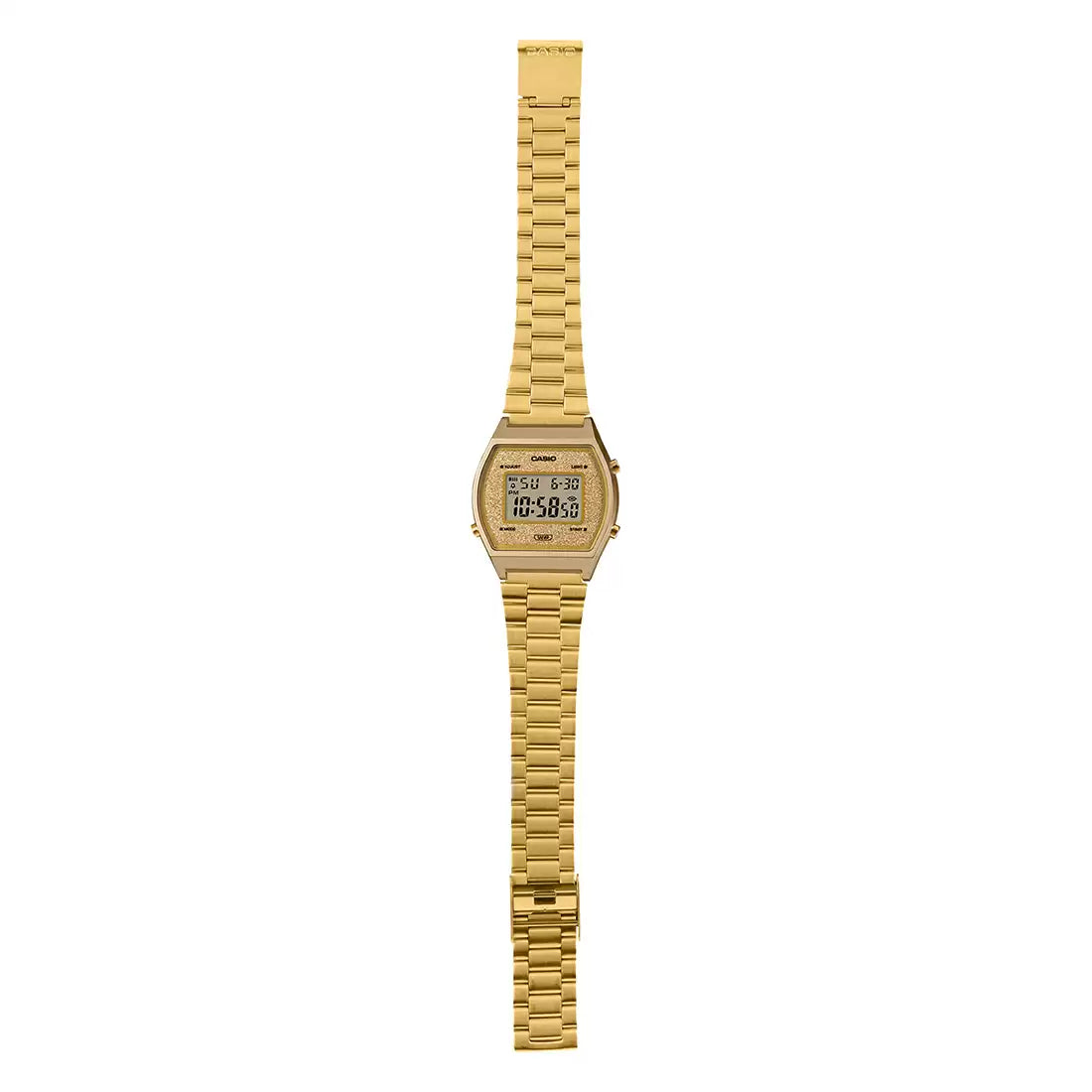 Casio Digital Gold & Stainless Steel Unisex Watch D188