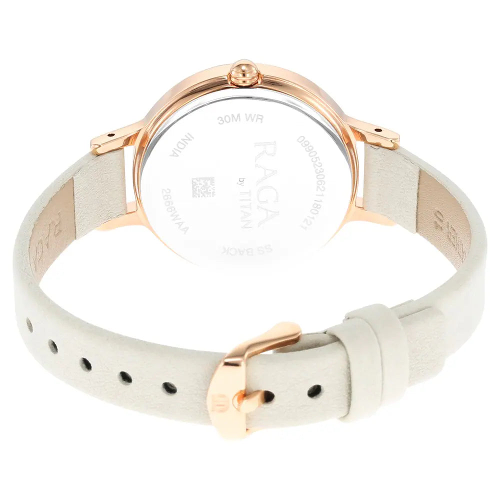 Analog Mother Of Pearl &  Women's Watch NP2666WL03