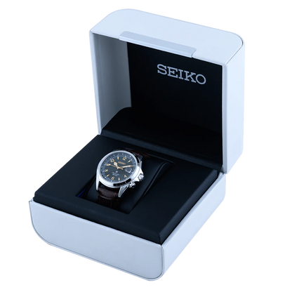 Seiko Analog Green & Leather Men's Watch SPB121J1