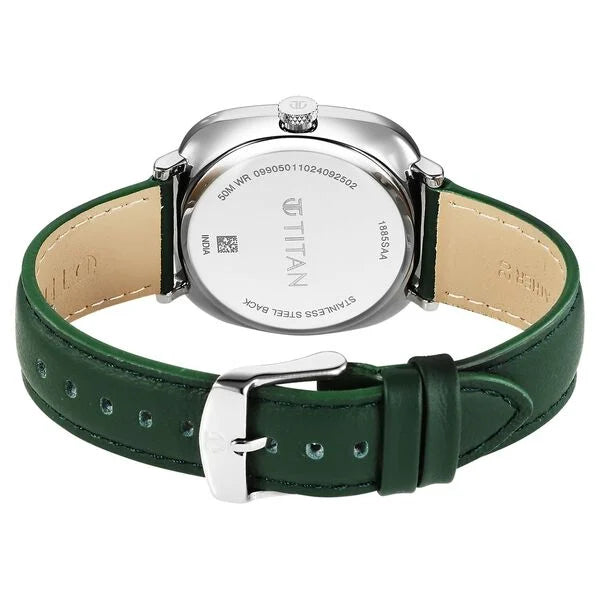 Analog Green & Stainless Steel Men' 1885SL04