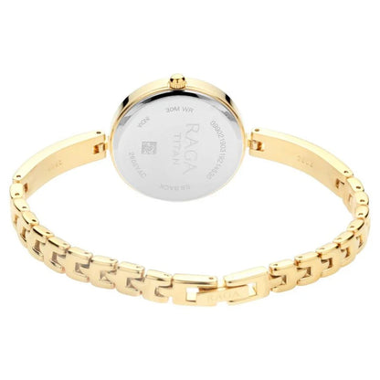 Raga Viva Silver Dial Women Watch With Metal Strap NR2606YM04