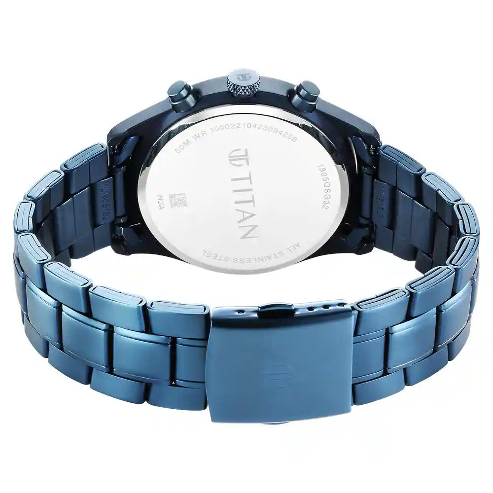 Multifunction Blue &  Men's Watch 1805QM07