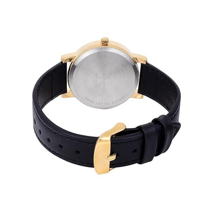 Casio Analog Silver & Leather Women's Watch A2161
