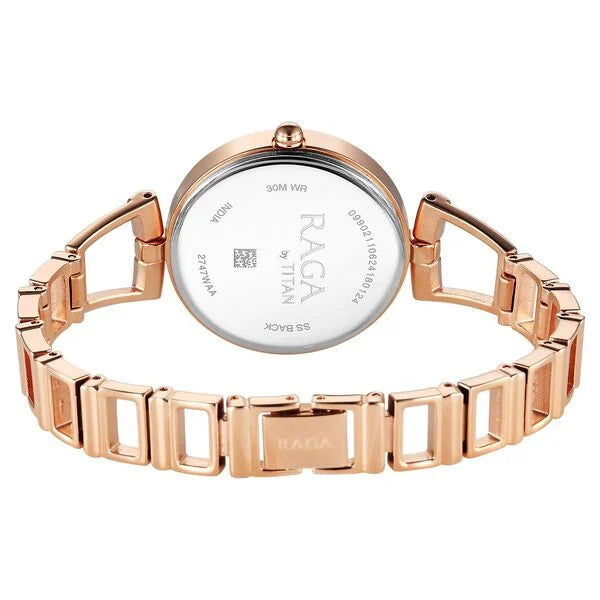Analog Rose Gold & Metal Women' 2747WM01