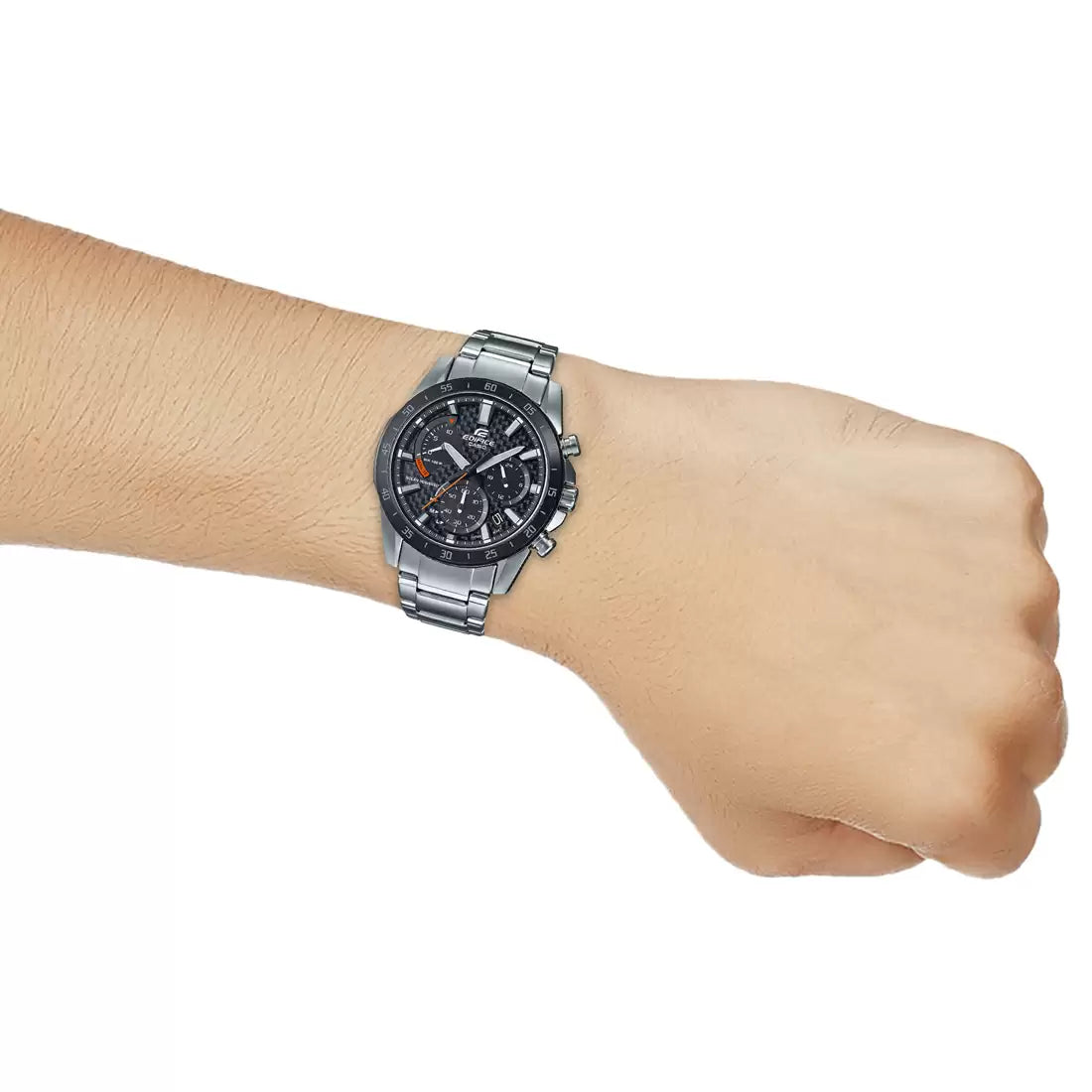 Silver Solar Chronograph - Men's Watch EX533