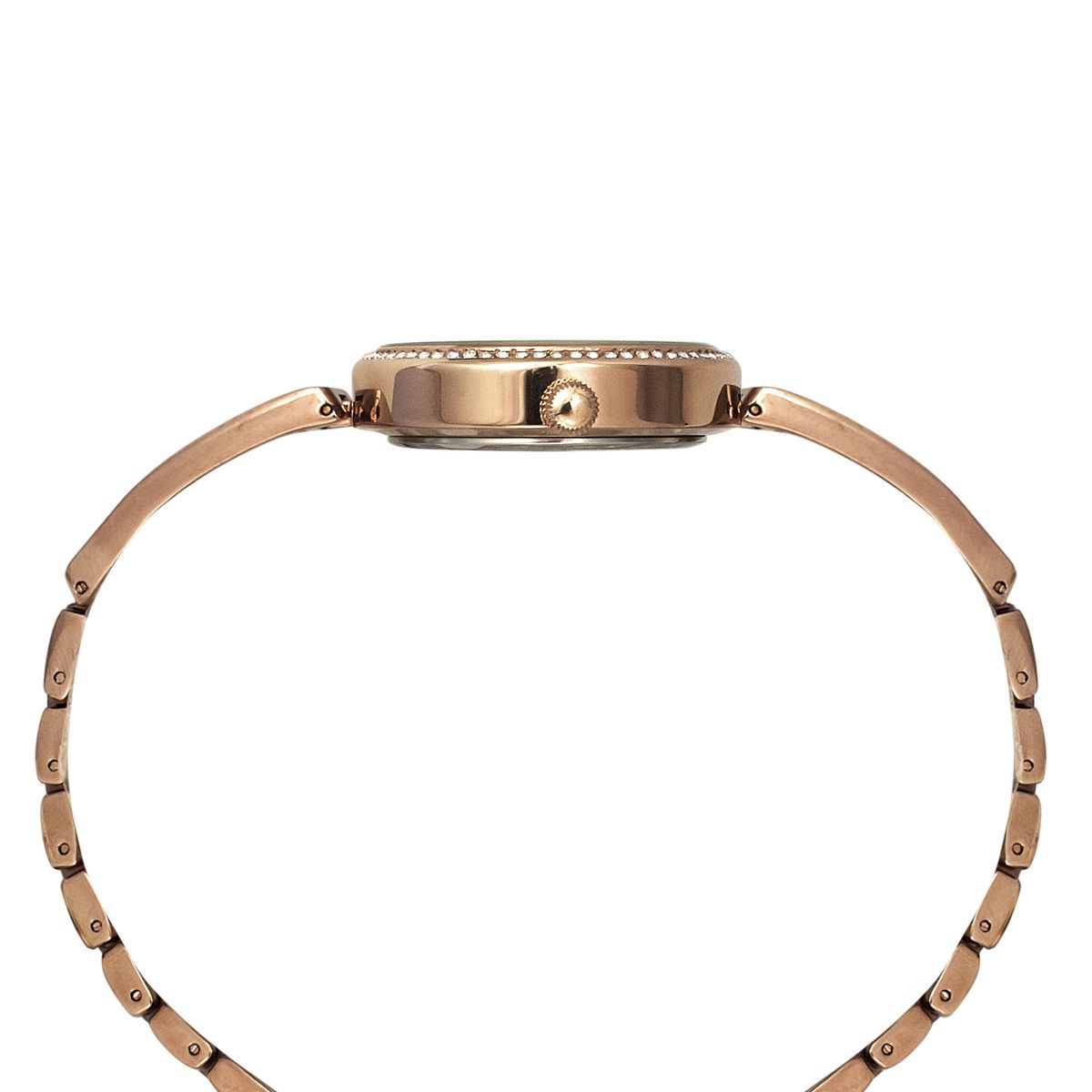 Analog Black & Brass Women's Watch TWEL16502