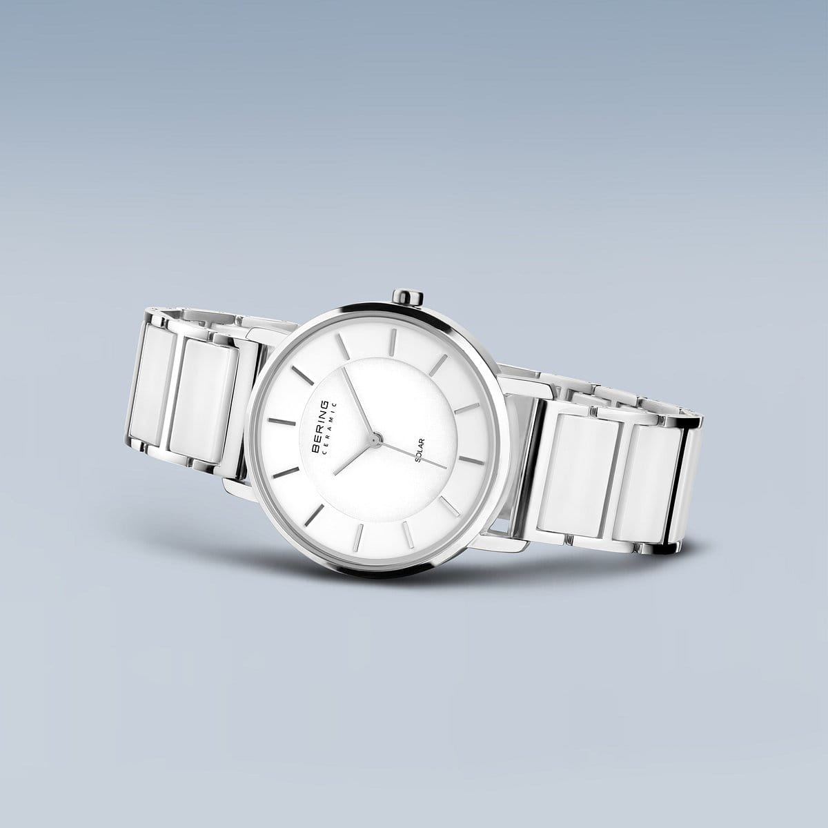 Bering White Analogue Women Watch