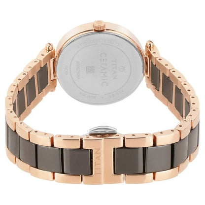 Multifunction Red & Stainless Steel Women's Watch NR95062WD01
