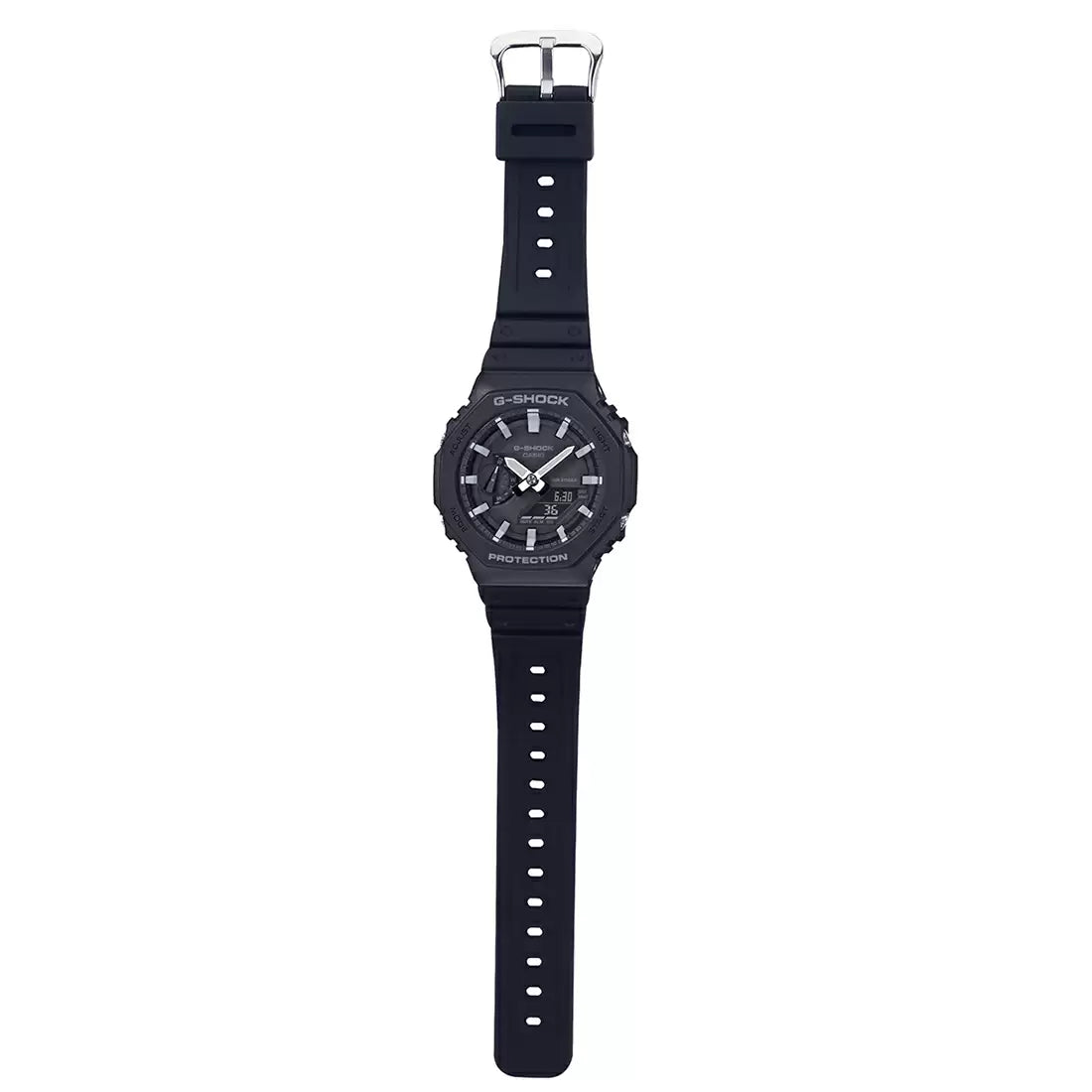 Casio Analog-Digital Black & Resin Men's Watch G986