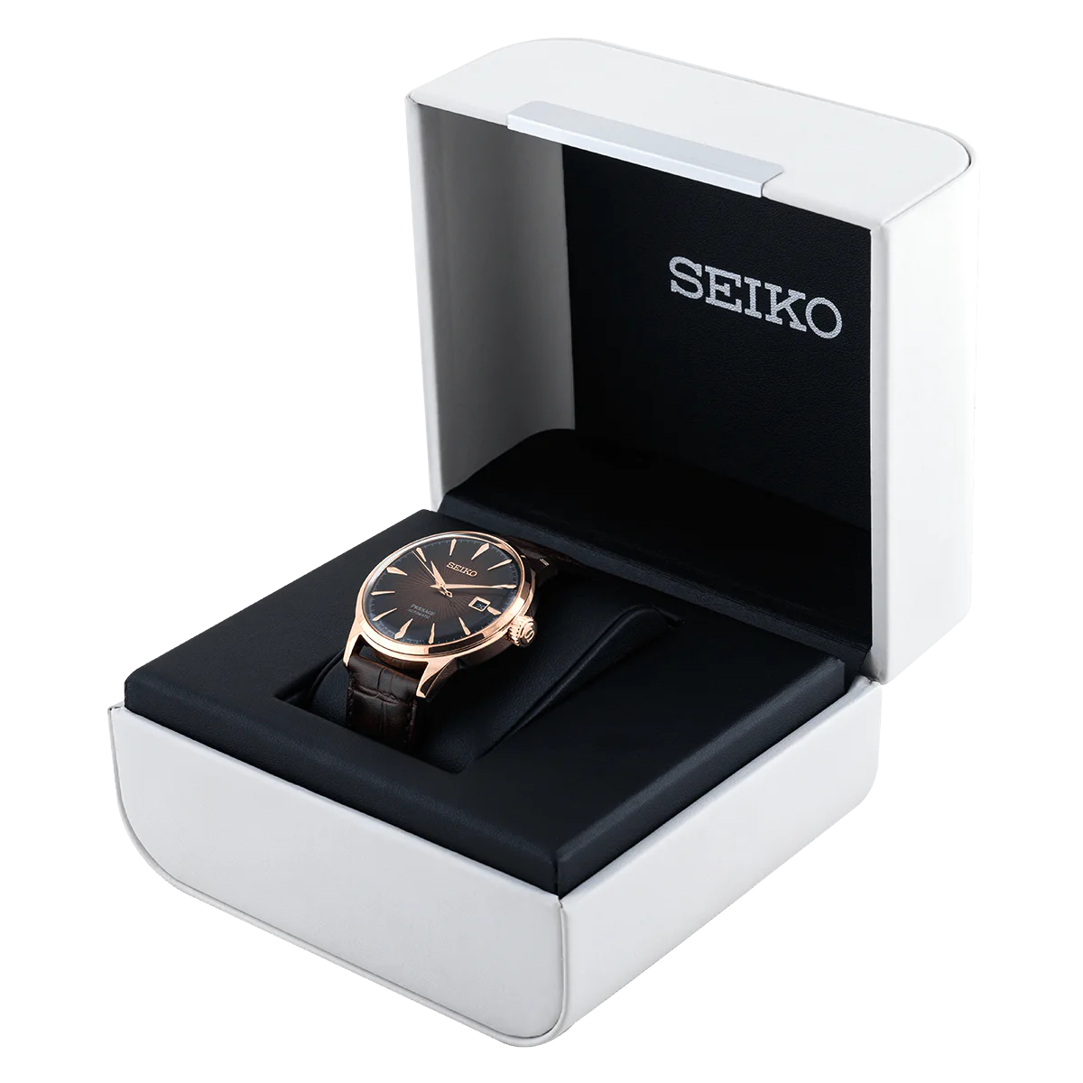 Seiko Analog Brown & Leather  Men' SRPK46J1
