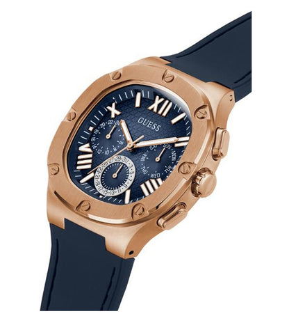 Guess Chronograph Blue & Leather Men's Watch GW0571G2