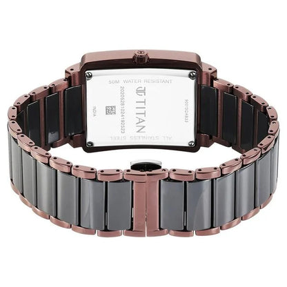 Analog Black & Steel & Ceramic Men' 90013KD06