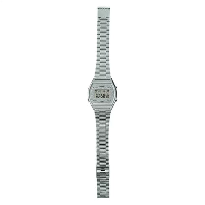 Casio Digital Silver & Stainless Steel Unisex Watch D186
