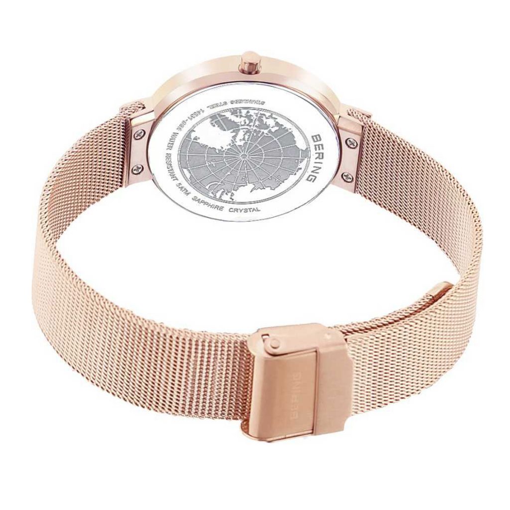 Bering  black & milanese Unisex Watch 14539 362