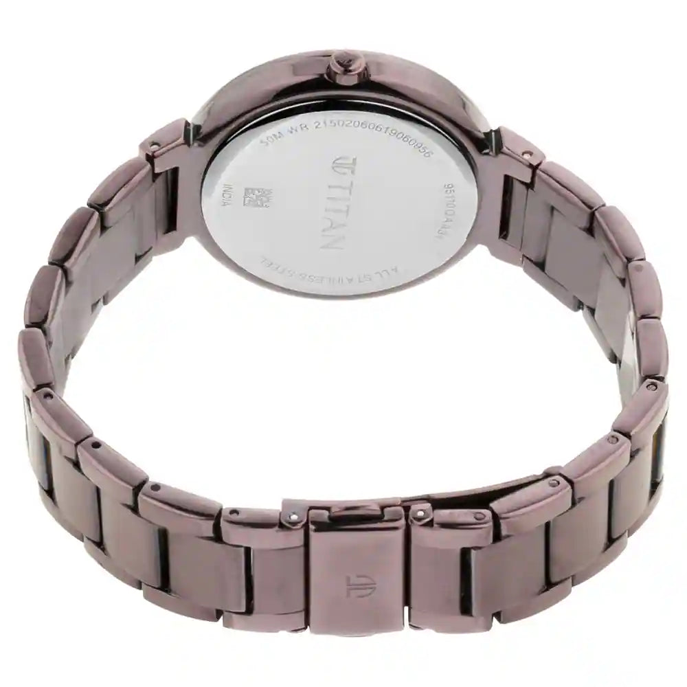 Analog Purple &  Women's Watch 95110QM01