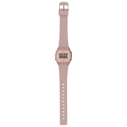 Casio Digital Rose Gold & Rubber Women's Watch D213