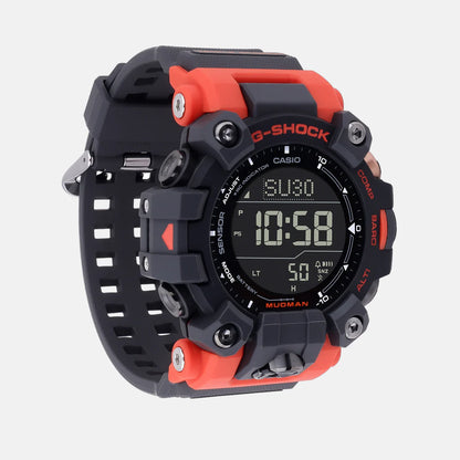 CASIO Digital Black & Resin Men's Watch G1443