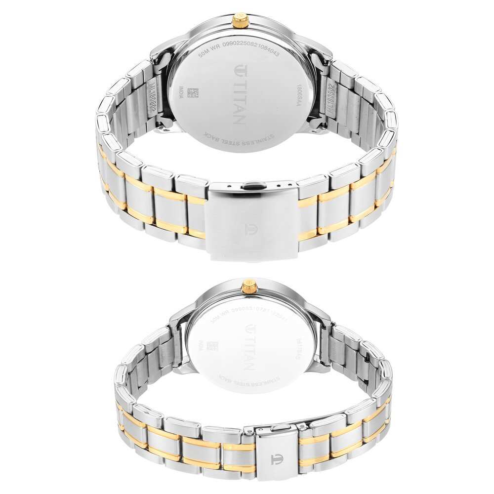 Analog Blue &  Couple Watch NR18062617BM01