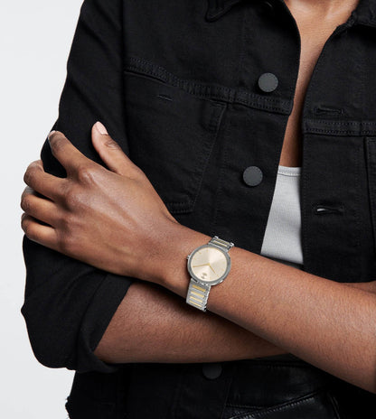 Movado  Grey & Stainless Steel Women's Watch 3601091