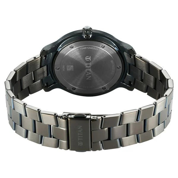 Clasique Slim Quartz Analog with Date Green Dial Stainless Steel Strap Watch For Men